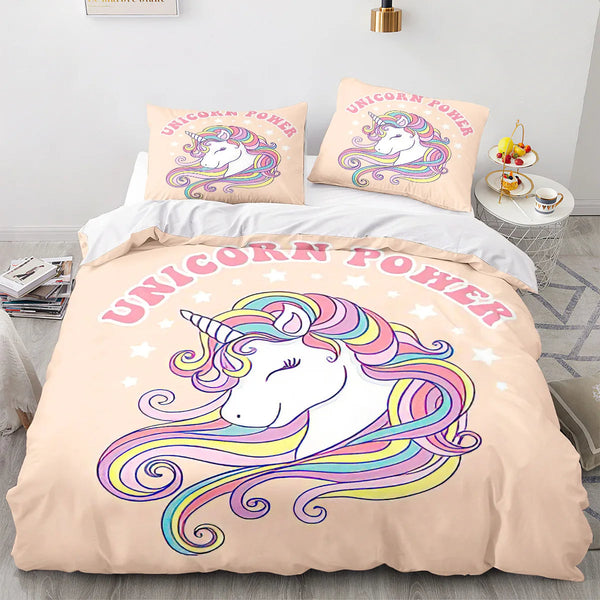 Floral Unicorn Bed Set